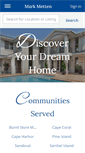 Mobile Screenshot of buyorsellcapecoralhomes.com